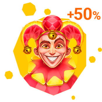 50% + 50 DARMOWYCH SPINÓW W FIRE JOKER